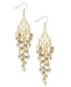 Inc International Concepts Gold-tone Shakey Bead Chandelier Earrings, Only At Macy's