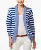 Tommy Hilfiger Striped Open-front Cardigan