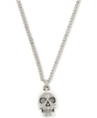 R.t. James Silver-tone Skull Pendant Necklace, A Macy's Exclusive Style