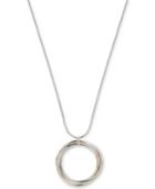 Kenneth Cole New York Two-tone Pave Triple-ring Circular Pendant Necklace