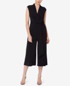 Catherine Catherine Malandrino Pintucked Cropped Jumpsuit