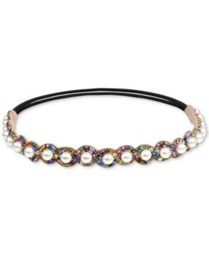 Deepa Gold-tone Crystal, Bead & Imitation Pearl Headband
