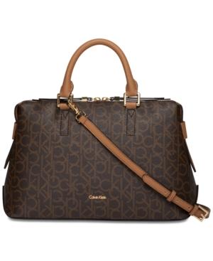 Calvin Klein Maggie Signature Small Satchel