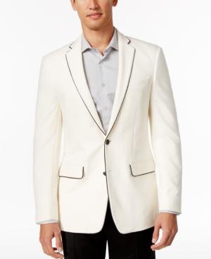 Tallia Men's Slim-fit Cream Sport Coat