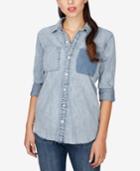 Lucky Brand Cotton Boyfriend Shirt