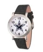 Gametime Nfl Dallas Cowboys Women's Silver Vintage Alloy Watch