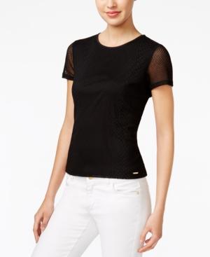 Calvin Klein Animal-pattern Knit Tee