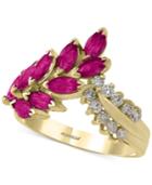Amore By Effy Certified Ruby (2 Ct. T.w.) And Diamond (1/4 Ct. T.w.) Ring In 14k Gold
