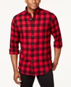 Club Room Men's Buffalo Plaid Shirt, Created For Macy's