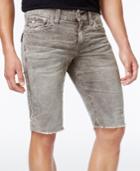 True Religion Men's Gray Flap-pocket Denim Shorts