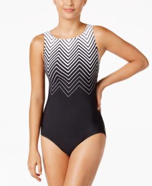 Reebok Electric Express High-neck Active One-piece Swimsuit Women's Swimsuit