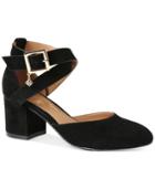 Nanette By Nanette Lepore Demi Two-piece Block-heel Pumps, Only At Macy's Women's Shoes