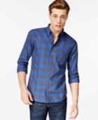Hugo Boss Esecrete Slim-fit Checked Button-down Shirt