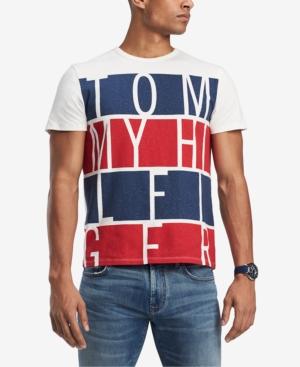 Tommy Hilfiger Men's Deerfield Stripe Logo-print T-shirt