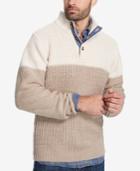 Weatherproof Vintage Men's Textured Button Sweater