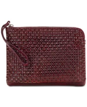 Patricia Nash Cassini Woven Leather Wristlet
