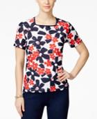 Alfred Dunner Printed Short-sleeve Top
