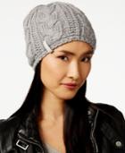 Calvin Klein Performance Cable Faux Sherpa Lined Beanie