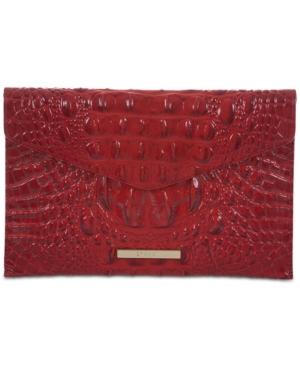 Brahmin Scarlet Melbourne Envelope Clutch