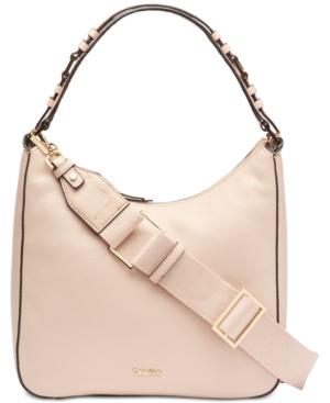 Calvin Klein Hester Pebble Leather Hobo