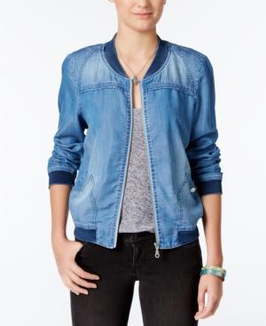 American Rag Denim Bomber Jacket, Only At Macy's