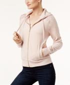 Calvin Klein Velour Lace-trim Jacket, A Macy's Exclusive Style
