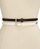 Inc International Concepts Embroidered 2-for-1 Belt, Created For Macy's
