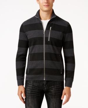 Inc International Concepts Men's Striped Rider Jacket, Only At Macy's