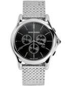 Emporio Armani Men's Swiss Chronograph Stainless Steel Bracelet Watch 42mm Ars4005