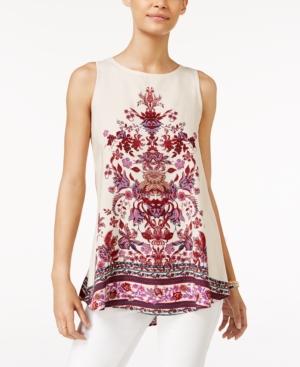 Be Bop Juniors' Printed Cutout-back Tunic