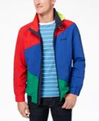 Tommy Hilfiger Men's Endeavour Pieced Colorblocked Hooded Regatta Jacket, Created For Macy's