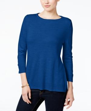 Karen Scott Petite Luxsoft Roll-neck Sweater, Only At Macy's