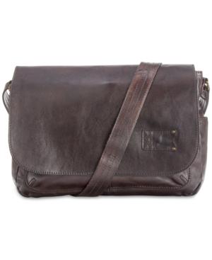 Nash Men's Leather Roma Messenger Bag