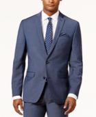 Bar Iii Men's Slim-fit Active Stretch Blue Suit Jacket, Created For Macy's