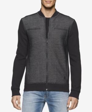 Calvin Klein Jeans Men's Bonded Knit Moto Jacket