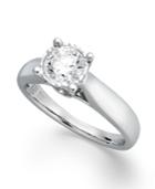 Trumiracle Diamond Ring, 14k White Gold Diamond Solitaire Engagement Ring (3/4 Ct. T.w.)