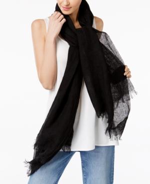 Eileen Fisher Linen Fringe-trim Scarf