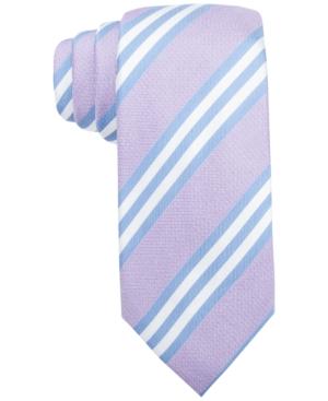 Tasso Elba Tivoli Double Stripe Tie, Only At Macy's