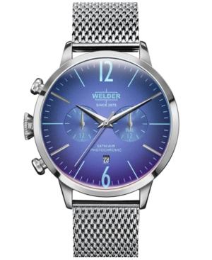 Welder Men's Stainless Steel Mesh Bracelet Watch 42mm