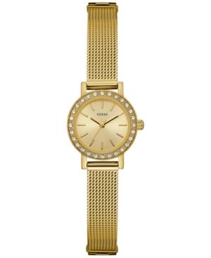 Guess Women's Gold-tone Stainless Steel Mesh Bracelet Watch 22mm U0954l2