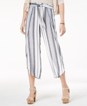 American Rag Juniors' Cropped Flyaway Pants, Created For Macy's