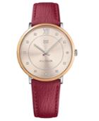 Tommy Hilfiger Women's Sloane Red Leather Strap Watch 40mm