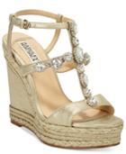 Badgley Mischka Coco Evening Wedge Sandals Women's Shoes