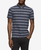 Calvin Klein Jeans Men's Jaspe Stripe Cotton Polo