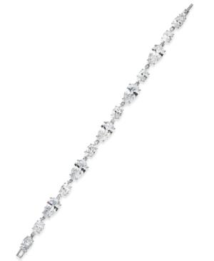 Danori Silver-tone Crystal Flex Bracelet, Created For Macy's
