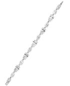 Danori Silver-tone Crystal Flex Bracelet, Created For Macy's