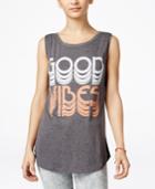 Mighty Fine Juniors' Good Vibes Graphic Tank Top