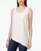 Inc International Concepts Asymmetrical-hem Tank Top, Only At Macy's