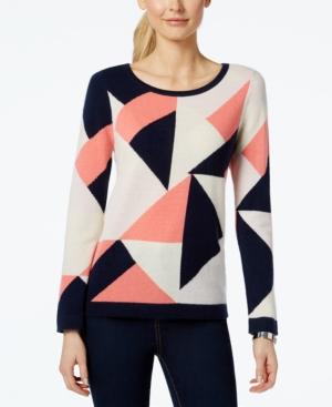 Charter Club Cashmere Colorblock Sweater, Only At Macy's