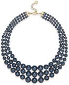 Charter Club Gold-tone Graduated Imitation Pearl Triple-row Statement Necklace, 18 + 2 Extender, Created For Macy's
